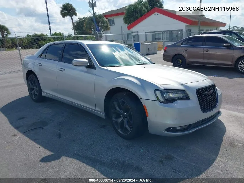 2C3CCABG2NH115968 2022 Chrysler 300 S