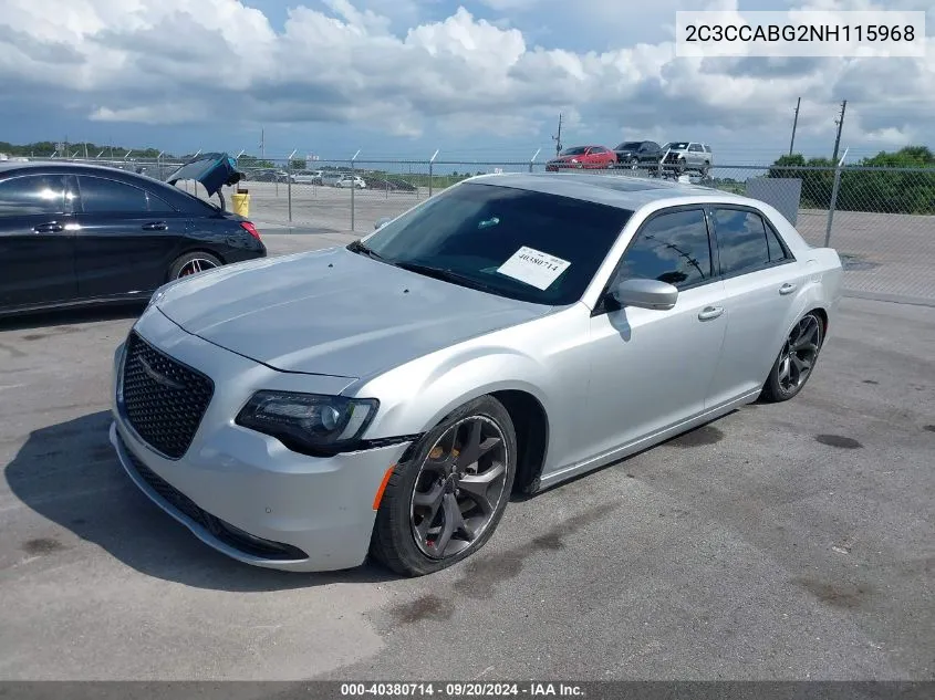 2C3CCABG2NH115968 2022 Chrysler 300 S