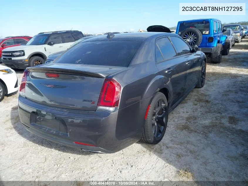 2022 Chrysler 300 S VIN: 2C3CCABT8NH127295 Lot: 40416070