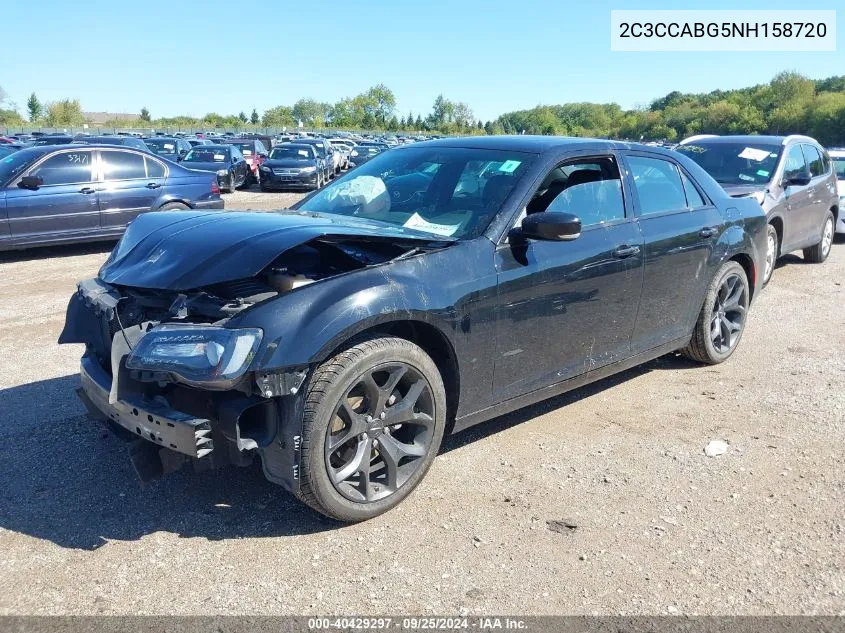 2022 Chrysler 300 S VIN: 2C3CCABG5NH158720 Lot: 40429297