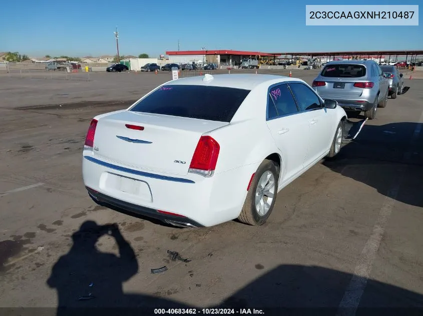 2022 Chrysler 300 Touring VIN: 2C3CCAAGXNH210487 Lot: 40683462