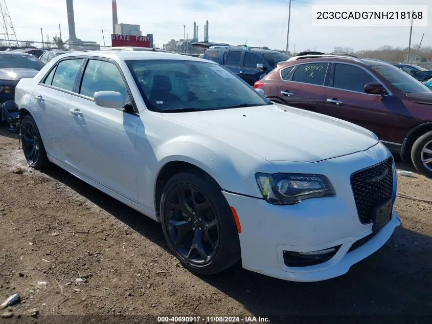 2022 Chrysler 300 Touring L VIN: 2C3CCADG7NH218168 Lot: 40690917