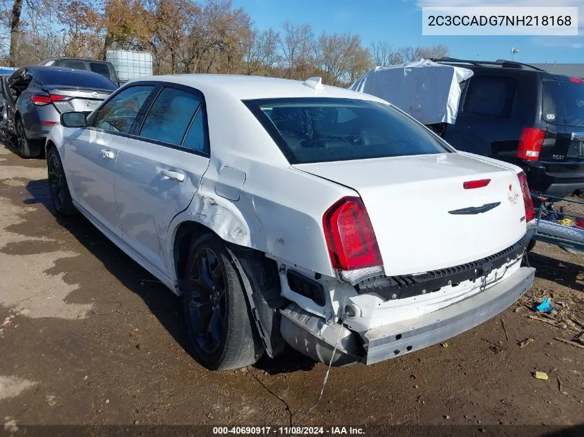 2022 Chrysler 300 Touring L VIN: 2C3CCADG7NH218168 Lot: 40690917