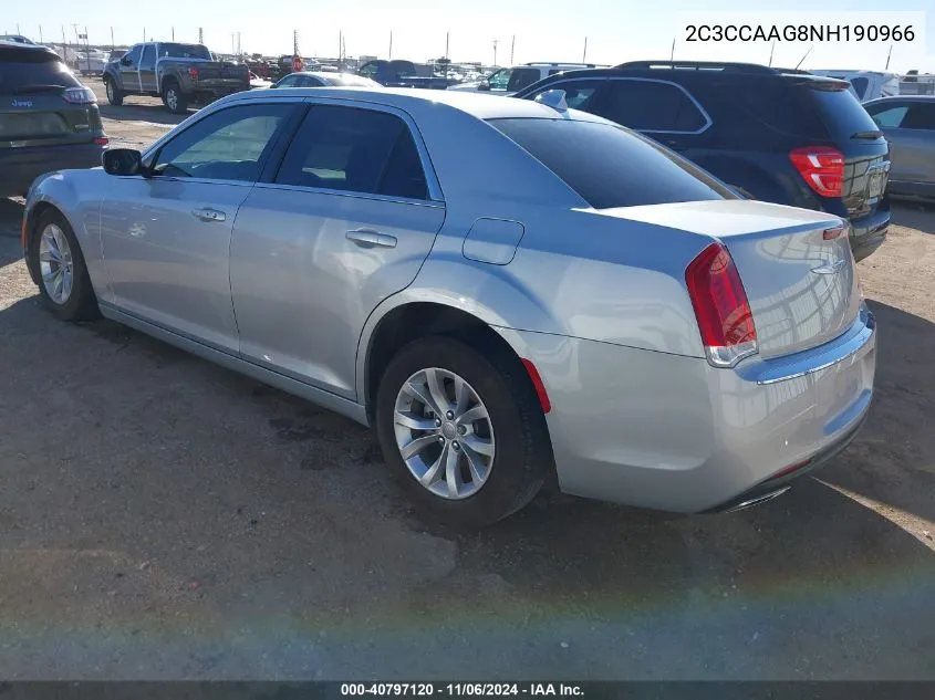 2022 Chrysler 300 Touring VIN: 2C3CCAAG8NH190966 Lot: 40797120