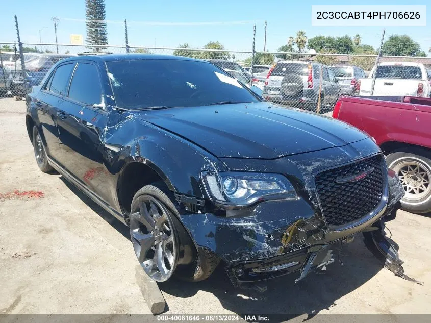 2023 Chrysler 300 300S VIN: 2C3CCABT4PH706626 Lot: 40081646