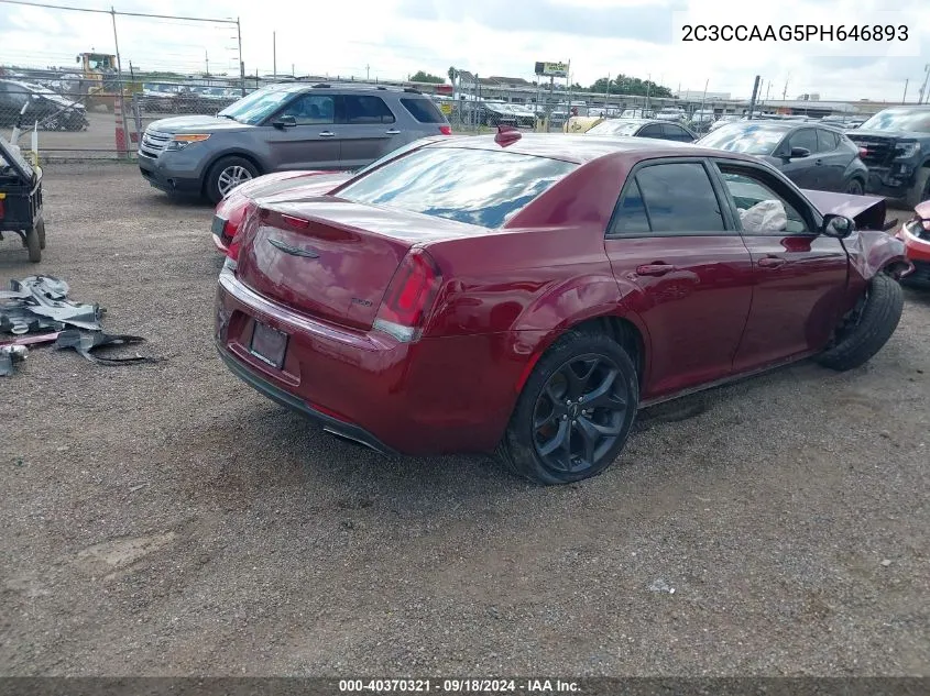 2C3CCAAG5PH646893 2023 Chrysler 300 Touring