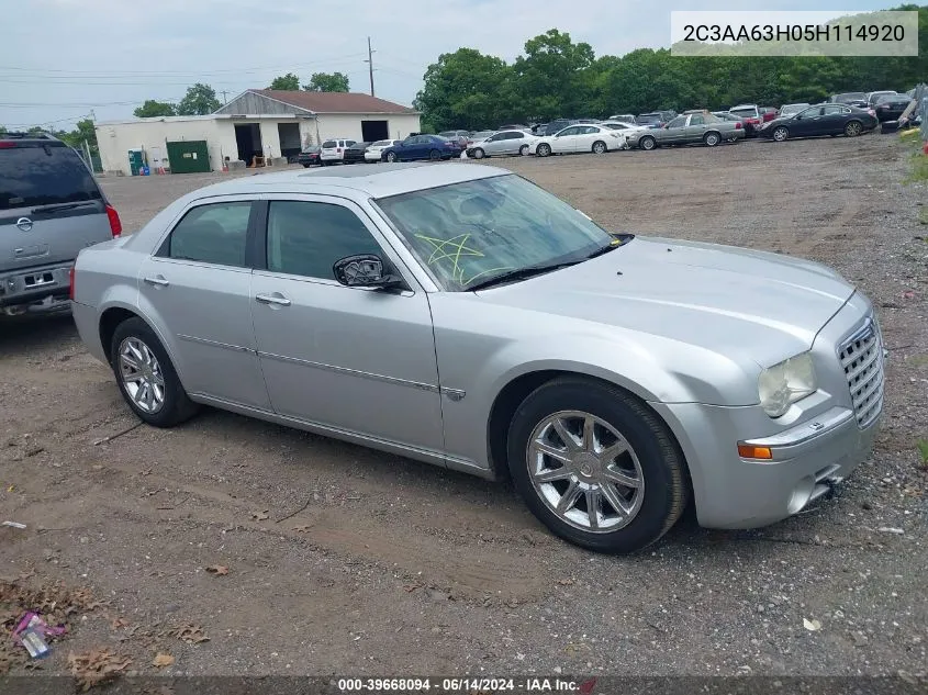 2005 Chrysler 300C VIN: 2C3AA63H05H114920 Lot: 39668094