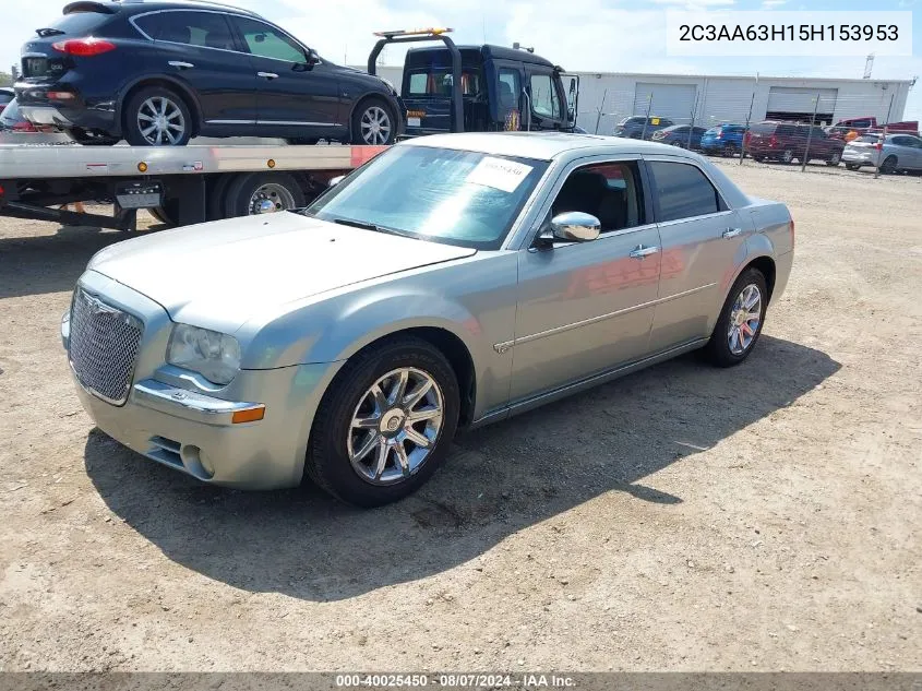 2005 Chrysler 300C VIN: 2C3AA63H15H153953 Lot: 40025450