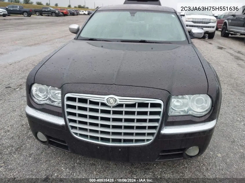 2005 Chrysler 300C VIN: 2C3JA63H75H551636 Lot: 40535428