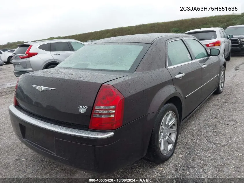 2005 Chrysler 300C VIN: 2C3JA63H75H551636 Lot: 40535428