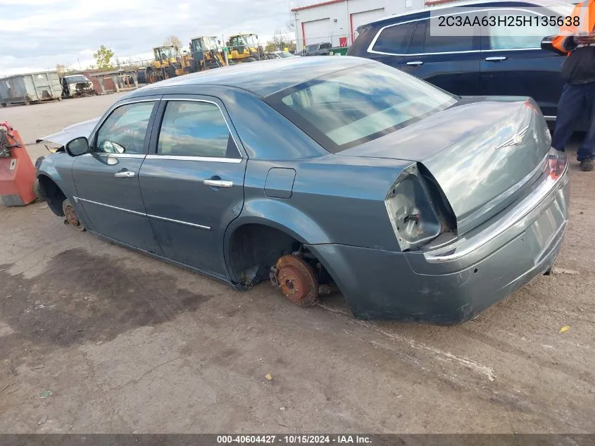 2005 Chrysler 300C VIN: 2C3AA63H25H135638 Lot: 40604427