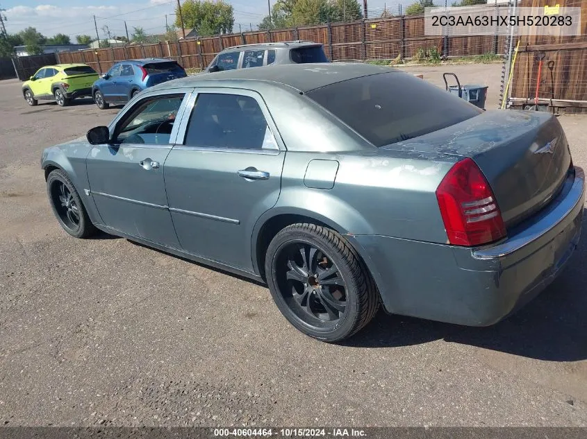 2005 Chrysler 300C VIN: 2C3AA63HX5H520283 Lot: 40604464