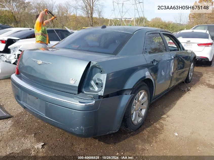 2005 Chrysler 300C VIN: 2C3AA63H05H675148 Lot: 40686828