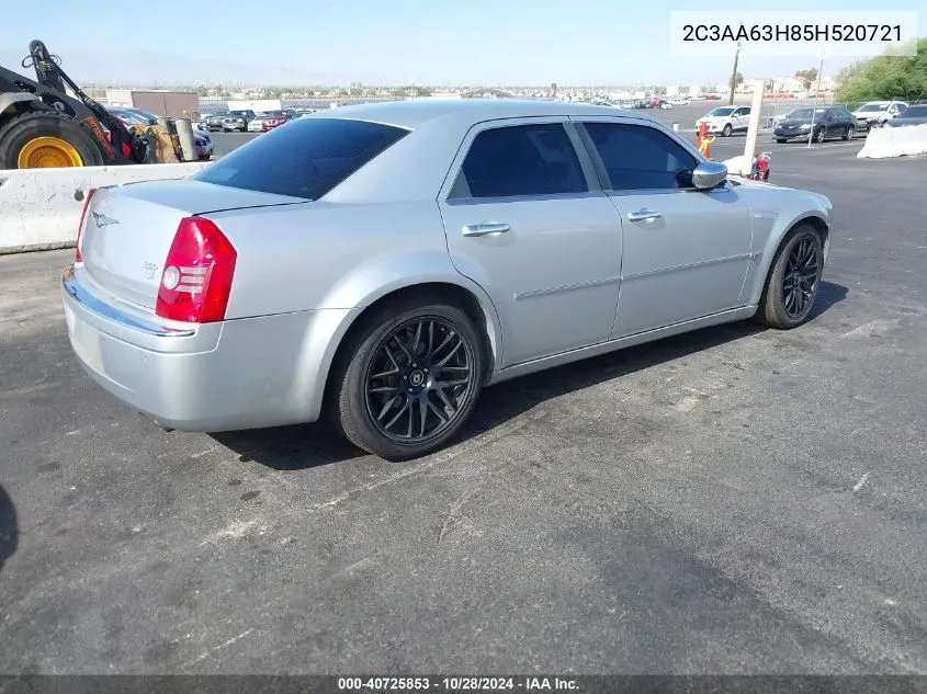 2005 Chrysler 300C VIN: 2C3AA63H85H520721 Lot: 40725853