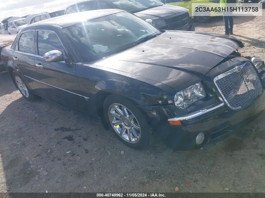 2005 Chrysler 300C VIN: 2C3AA63H15H113758 Lot: 40748962