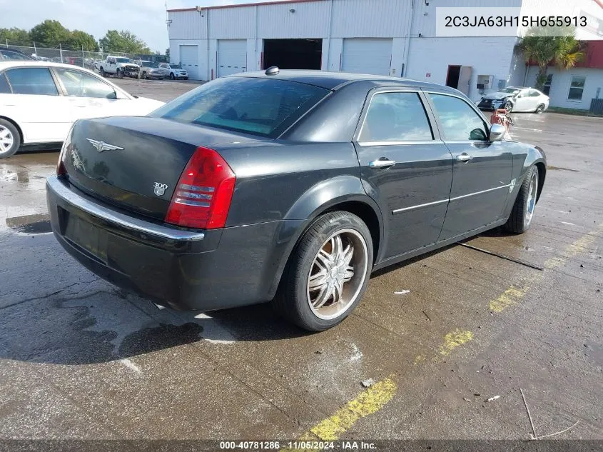 2005 Chrysler 300C VIN: 2C3JA63H15H655913 Lot: 40781286