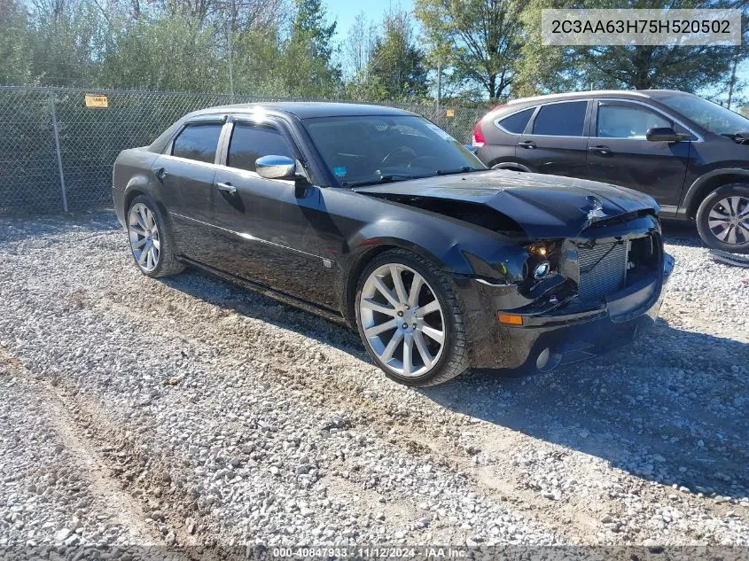 2005 Chrysler 300C VIN: 2C3AA63H75H520502 Lot: 40847933