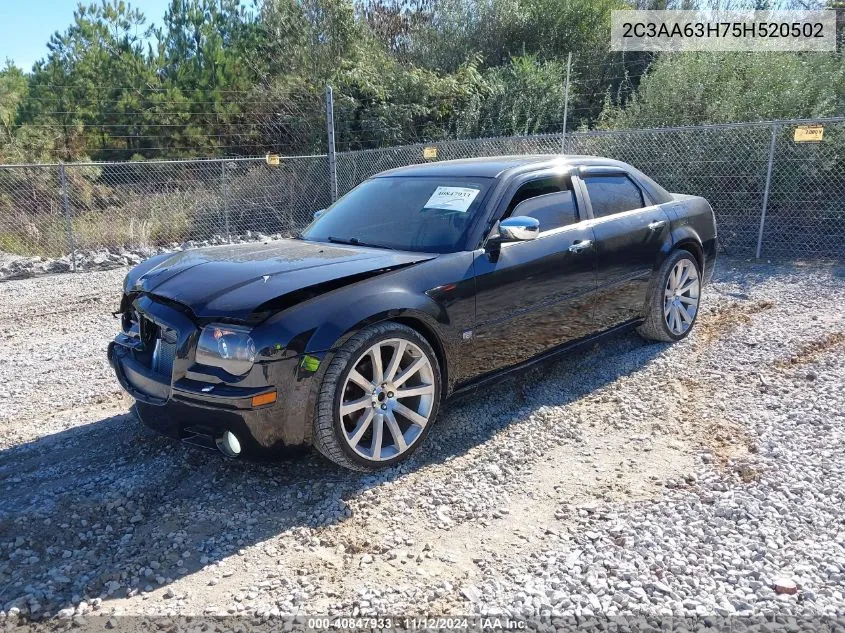 2005 Chrysler 300C VIN: 2C3AA63H75H520502 Lot: 40847933