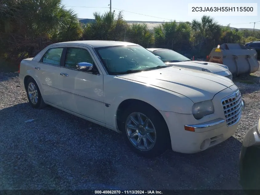 2005 Chrysler 300C VIN: 2C3JA63H55H115500 Lot: 40862070