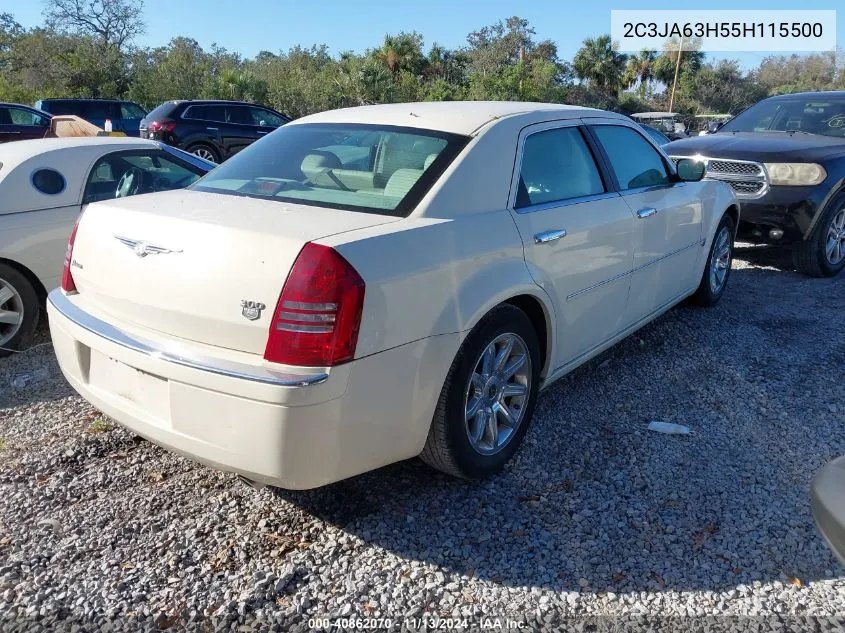 2005 Chrysler 300C VIN: 2C3JA63H55H115500 Lot: 40862070