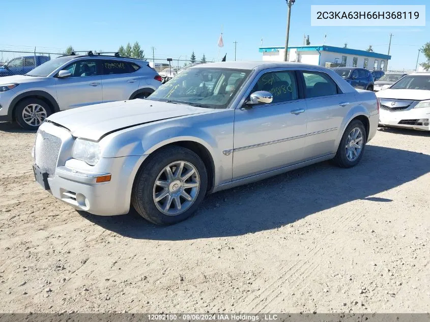 2006 Chrysler 300C VIN: 2C3KA63H66H368119 Lot: 12092180