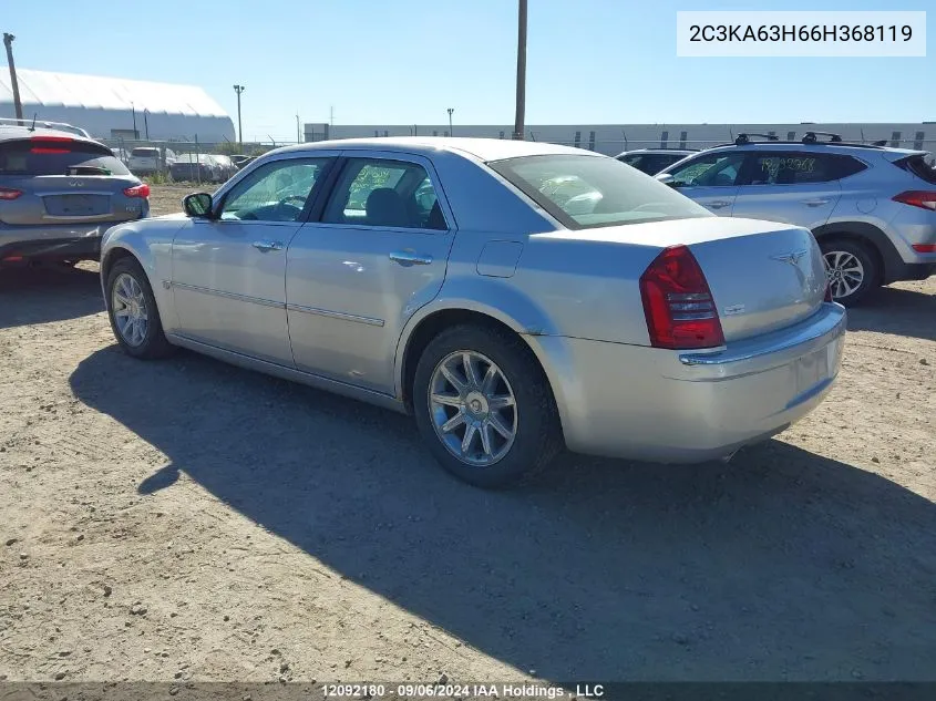 2006 Chrysler 300C VIN: 2C3KA63H66H368119 Lot: 12092180