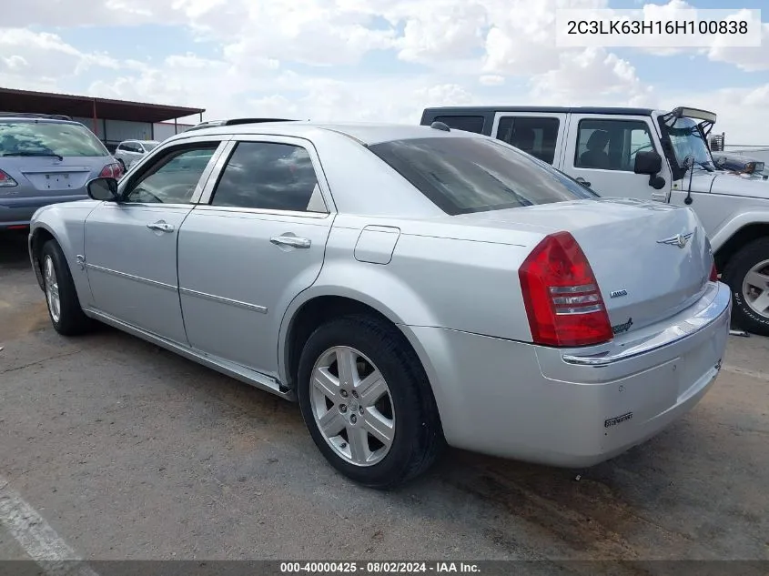 2C3LK63H16H100838 2006 Chrysler 300C