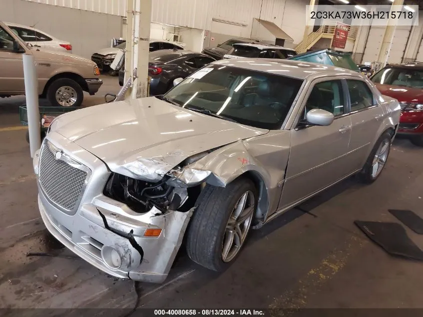 2006 Chrysler 300C Srt8 VIN: 2C3KA73W36H215718 Lot: 40080658