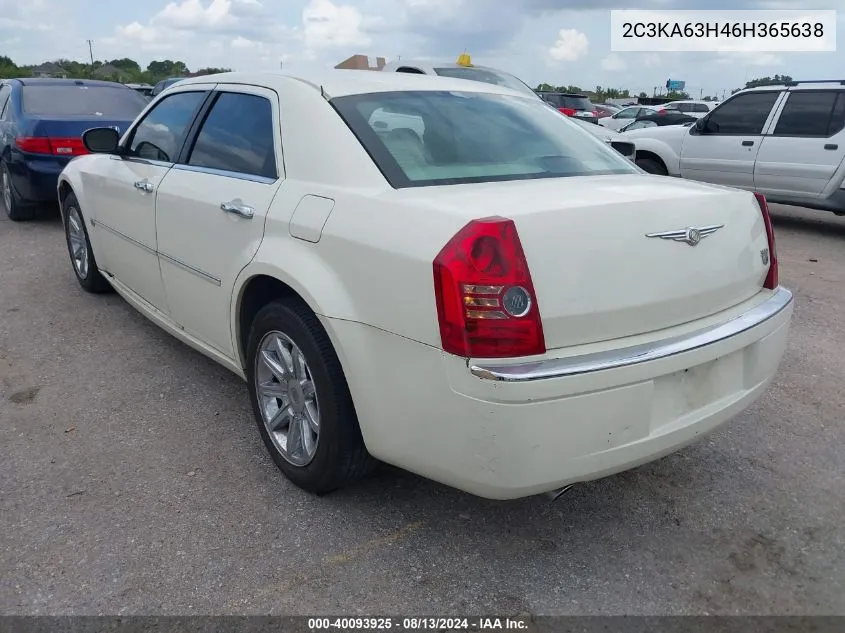 2006 Chrysler 300C VIN: 2C3KA63H46H365638 Lot: 40093925