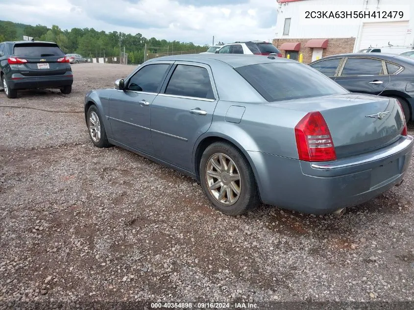 2006 Chrysler 300C VIN: 2C3KA63H56H412479 Lot: 40354898