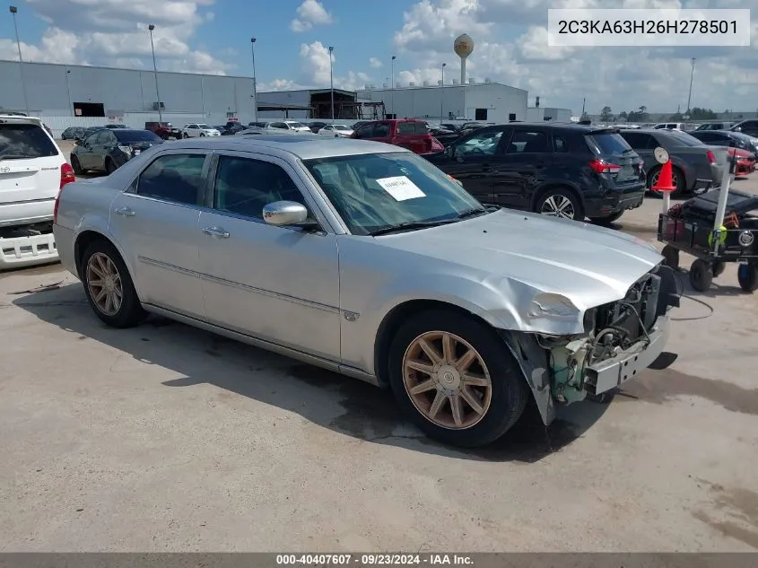 2006 Chrysler 300C VIN: 2C3KA63H26H278501 Lot: 40407607