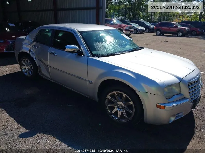 2006 Chrysler 300C VIN: 2C3LA63H26H320332 Lot: 40571945