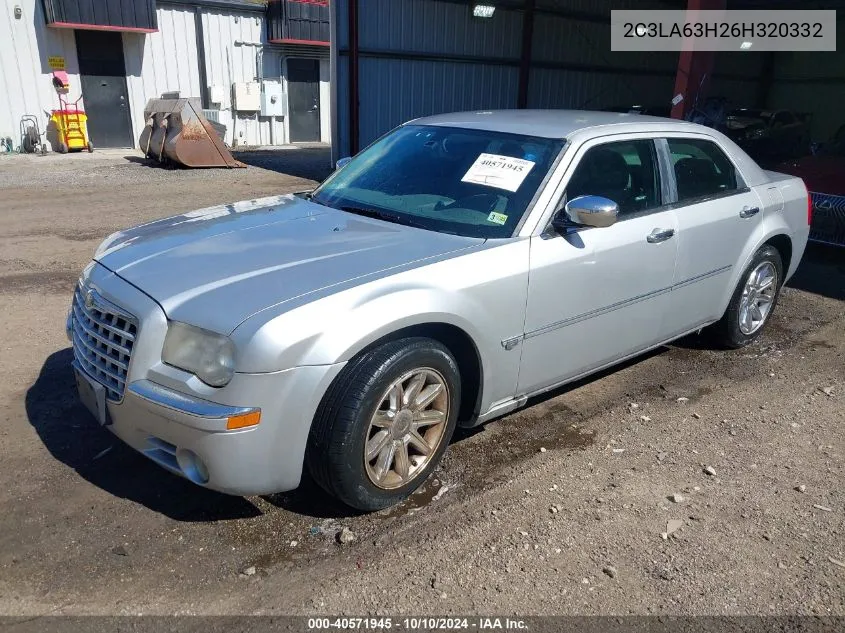 2006 Chrysler 300C VIN: 2C3LA63H26H320332 Lot: 40571945