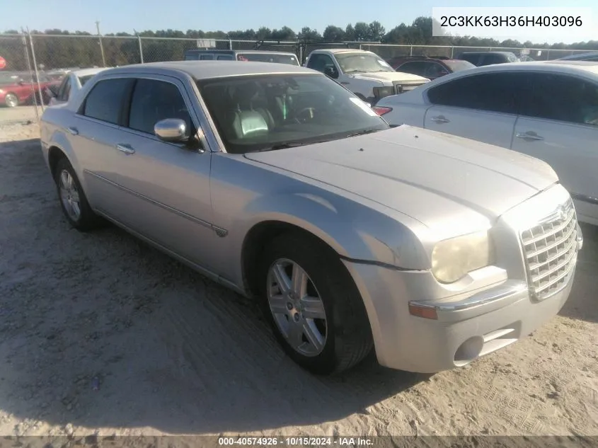 2006 Chrysler 300C VIN: 2C3KK63H36H403096 Lot: 40574926