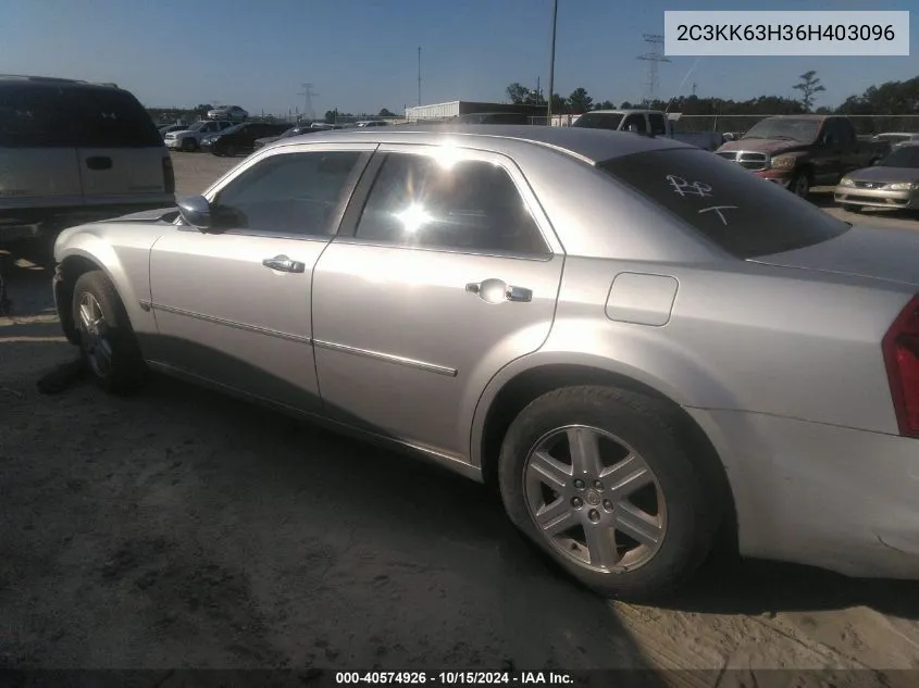 2006 Chrysler 300C VIN: 2C3KK63H36H403096 Lot: 40574926