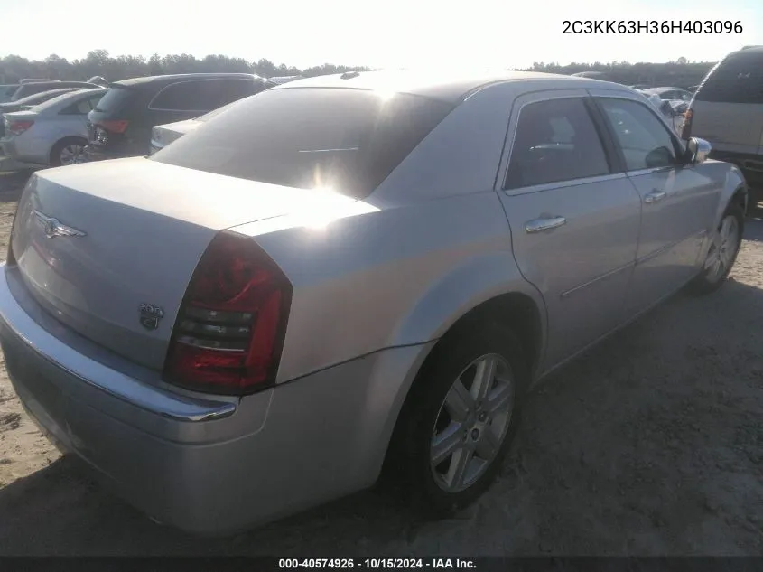 2006 Chrysler 300C VIN: 2C3KK63H36H403096 Lot: 40574926