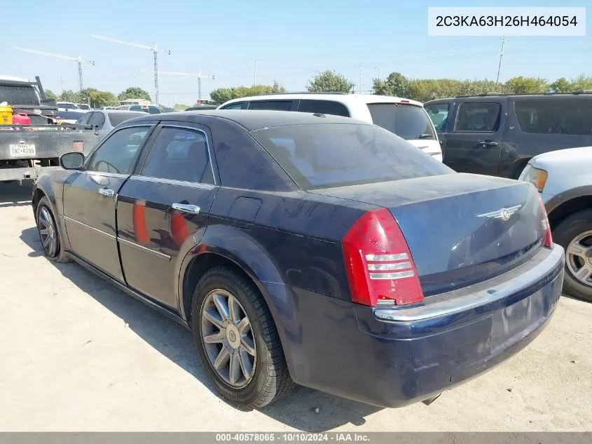 2006 Chrysler 300C VIN: 2C3KA63H26H464054 Lot: 40578065