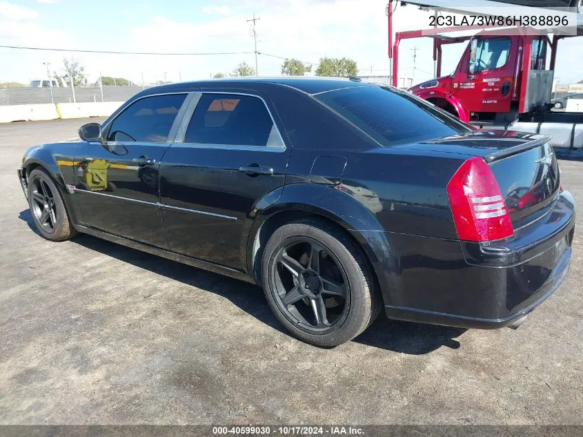 2006 Chrysler 300C Srt8 VIN: 2C3LA73W86H388896 Lot: 40599030