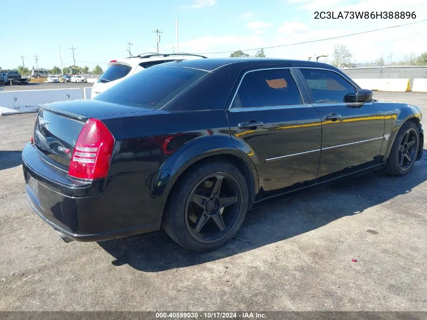 2006 Chrysler 300C Srt8 VIN: 2C3LA73W86H388896 Lot: 40599030