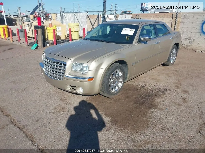 2006 Chrysler 300C VIN: 2C3LA63H26H441345 Lot: 40647057