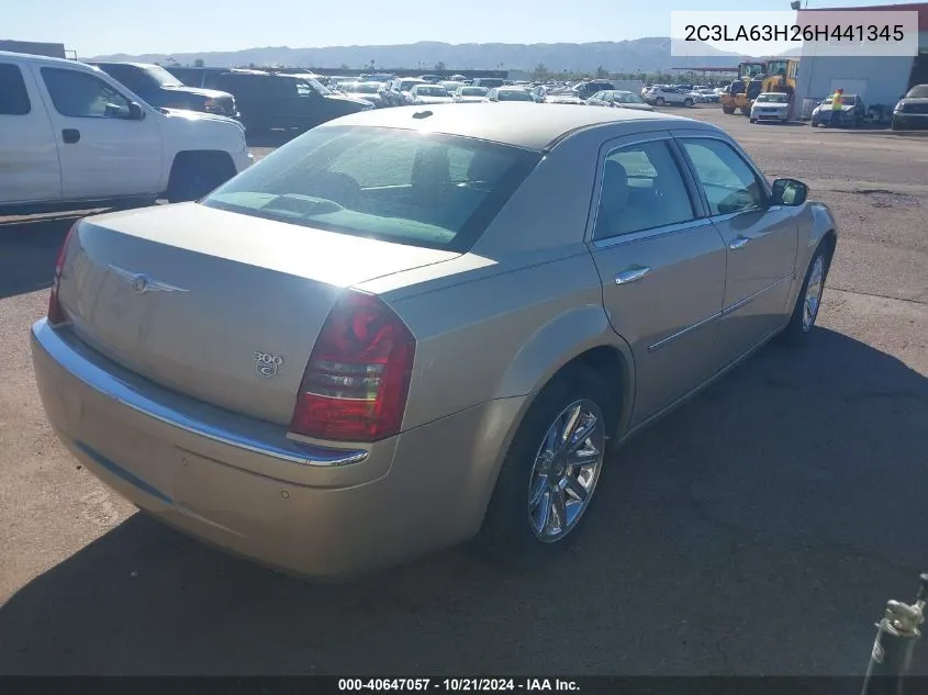 2006 Chrysler 300C VIN: 2C3LA63H26H441345 Lot: 40647057