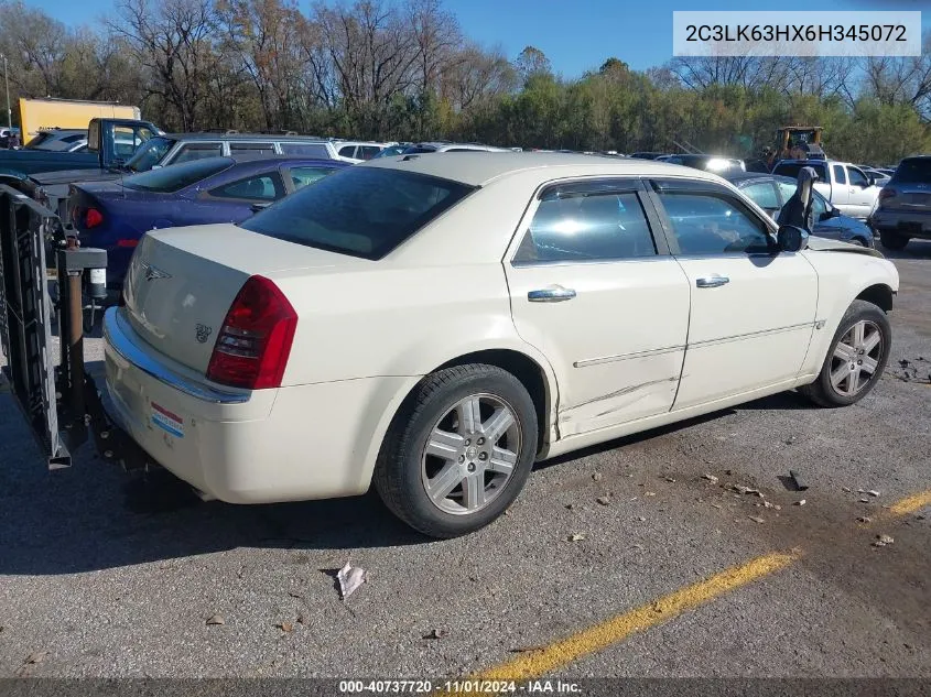 2006 Chrysler 300C VIN: 2C3LK63HX6H345072 Lot: 40737720