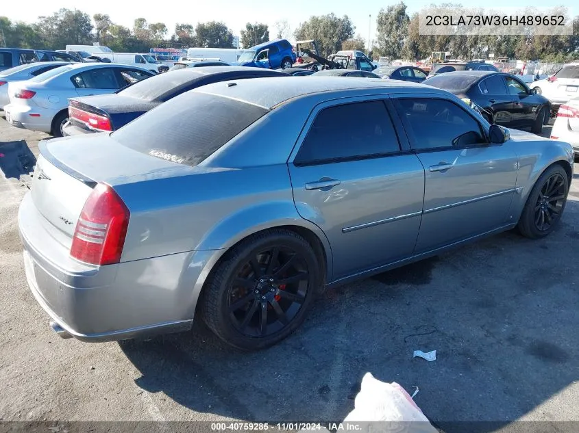 2006 Chrysler 300C Srt8 VIN: 2C3LA73W36H489652 Lot: 40759285