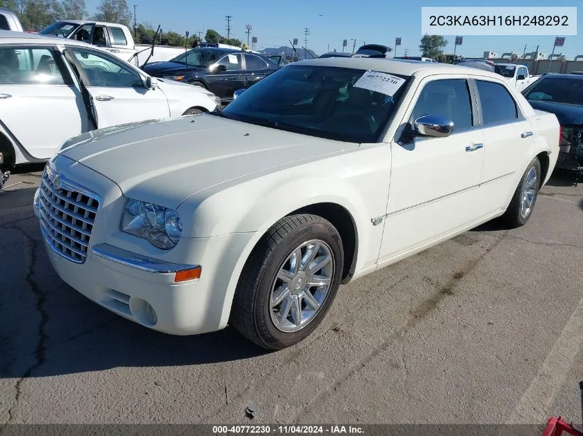 2006 Chrysler 300C VIN: 2C3KA63H16H248292 Lot: 40772230