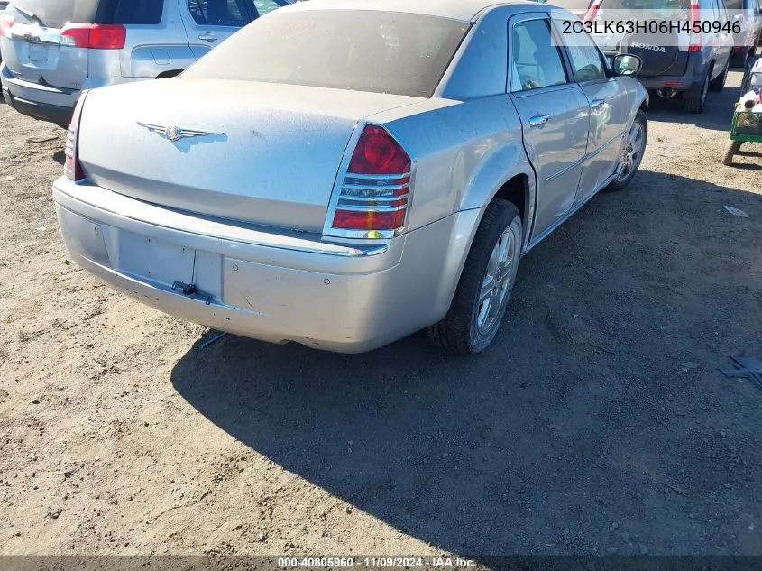 2006 Chrysler 300C VIN: 2C3LK63H06H450946 Lot: 40805960