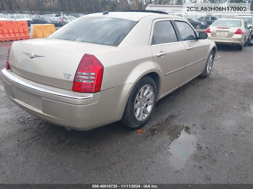 2006 Chrysler 300C VIN: 2C3LA63H06H170902 Lot: 40810725