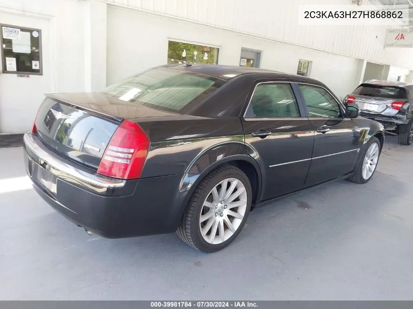 2007 Chrysler 300C VIN: 2C3KA63H27H868862 Lot: 39981784