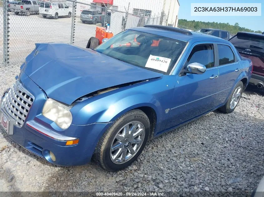 2007 Chrysler 300C VIN: 2C3KA63H37HA69003 Lot: 40409420