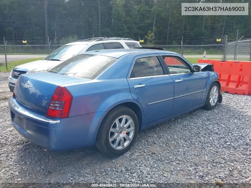 2007 Chrysler 300C VIN: 2C3KA63H37HA69003 Lot: 40409420