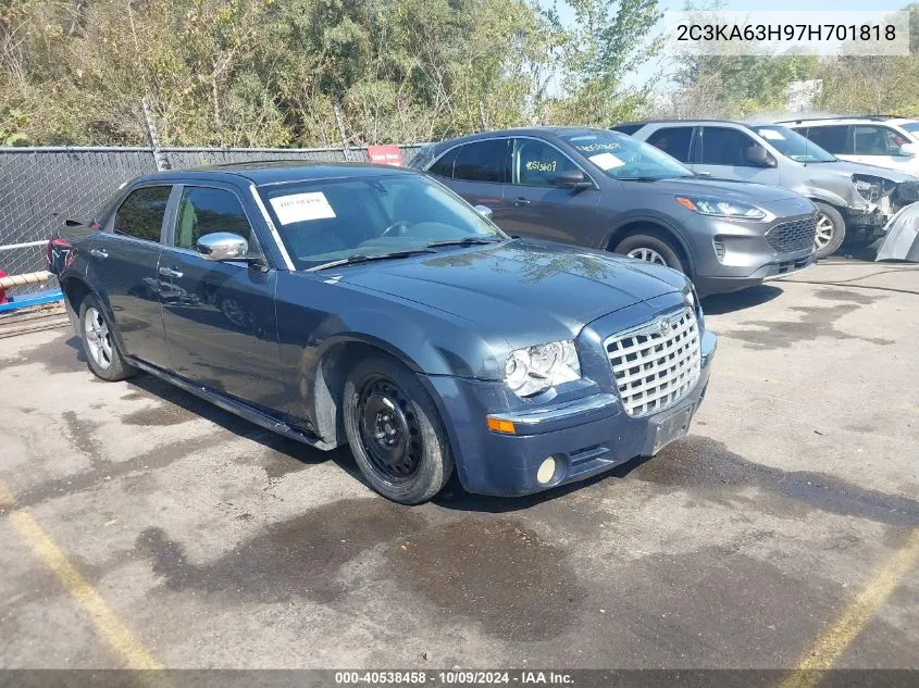 2007 Chrysler 300C VIN: 2C3KA63H97H701818 Lot: 40538458